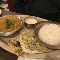 Chana masala and naan at Udipi Cafe in Monroeville