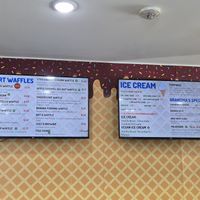 They have another online menu with plenty more options at Grandma's Ice Cream & Waffles in Rockville