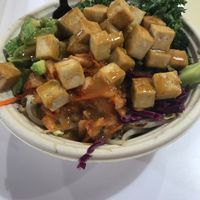 Custom bowl with avocado and tofu  at BIBIBOP in Cary