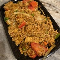 Vegan Von’s Fried Rice with fried tofu  at Von Thai in Eastpointe