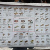 Menu at La Plaza in Malaga