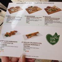 Menu #2 at La Plaza in Malaga