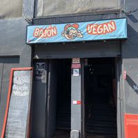 From the front  at Bajon Vegan in Valparaiso