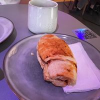 Croissant 🥐 relleno de queso vegan obvi 🌱  at PURALMA Vegan Bakery in San Jose