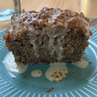 Apple cake !  at PURALMA Vegan Bakery in San Jose