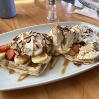 Waffles  at PURALMA Vegan Bakery in San Jose
