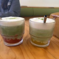 Matchas   at PURALMA Vegan Bakery in San Jose