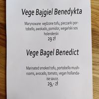 Bagel of the month - vegan at Balans Kawy Speciality & Bajgiel in Gdansk