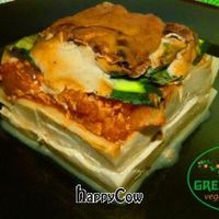 lasagna at Green Break Vegan Shop in Madrid