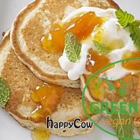 pancakes at Green Break Vegan Shop in Madrid