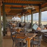 Glassed terrace at Shams in Dahab