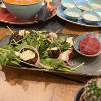 Fried quinoa balls at Soul Kitchen in Dubrovnik