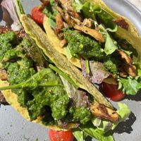 Veg taco with non-chicken   at Ortika in Mantova