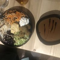 Assiette du jour végé/vegan plate of the day  at Joya in La Plagne-tarentaise