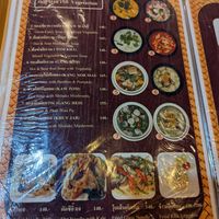 Veg menu 1 at Esaan Nation Kitchen in Bangkok