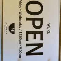 Menu  at Nowana in Kuilapalayam