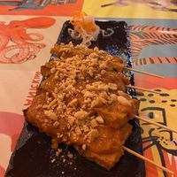 Tofu satay  at Kantu Food in Santiago