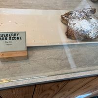 Vegan Blueberry Lemon Scone  at Kits Beach Coffee in Vancouver