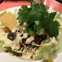 Vegan taco rice at Kick Back Cafe in Tokyo