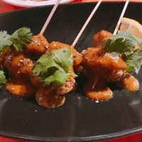 KBC vegan satay at Kick Back Cafe in Tokyo