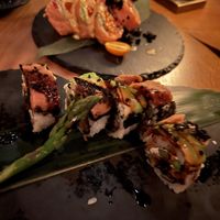 DRAGON ROLL   at Niku Nashi Sushi in Los Angeles