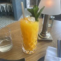 Non alcoholic mango habanero slush    at Niku Nashi Sushi in Los Angeles