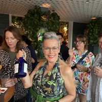 Great sake, delish mushroom gyoza, happy birthday gal!   at Niku Nashi Sushi in Los Angeles