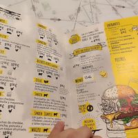 Carta at O Aviador Burgers in Ourense