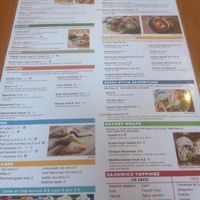 Menu 1 at Falafels in Bloomington