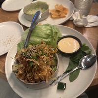 Tofu lettuce tacos  at Moxies in Fort Lauderdale