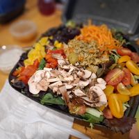 Vegan salad at 2 Phat Vegans in New Orleans