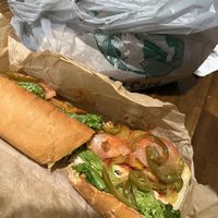 “Chicken” po boy  at 2 Phat Vegans in New Orleans