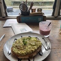   at The Cosy Cafe in Hay-on-wye