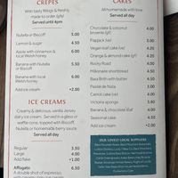   at The Cosy Cafe in Hay-on-wye