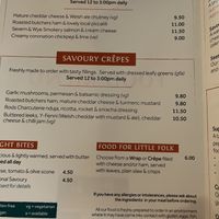   at The Cosy Cafe in Hay-on-wye