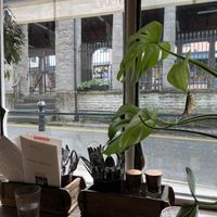   at The Cosy Cafe in Hay-on-wye