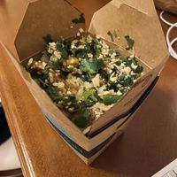 Box with fried rice, tofu and vegetables  at Wokin - Jindrisska in Prague