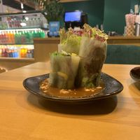 spring rolls #Veganuary at La Vegan in Hamburg