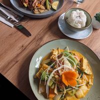 Curry & Pho Xao at Vinavegana in Vienna