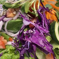 Salad close up at Try it Raw in Birmingham