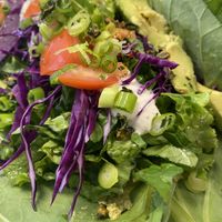 Taco close up at Try it Raw in Birmingham