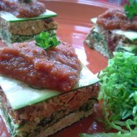  Rae lasagna   at Try it Raw in Birmingham