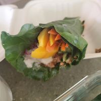 Hand roll at Try it Raw in Birmingham