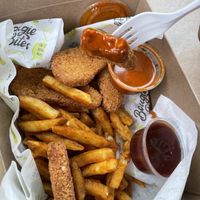 Nashville hot sauce for Chkn tenders  at Bougie Bites in Overland