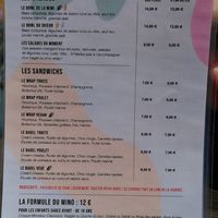 Carte d'hiver at Déli Schuss in La Clusaz