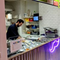 Counter at Taco Taco in Lyon