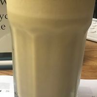 soy milk pistachio frappe  at Obiecana Cafe in Lodz