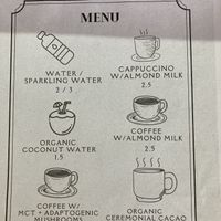 Plant based milk available   at Panis  in Bocas Del Toro