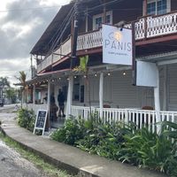 Outside   at Panis  in Bocas Del Toro