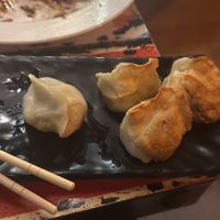 Vegan mushroom dumplings   at Dumpling Time in Newtown